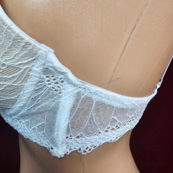 Frederick's of Hollywood Saffron Lace Push Up Bra - 34C - NWT - Picture 9 of 14